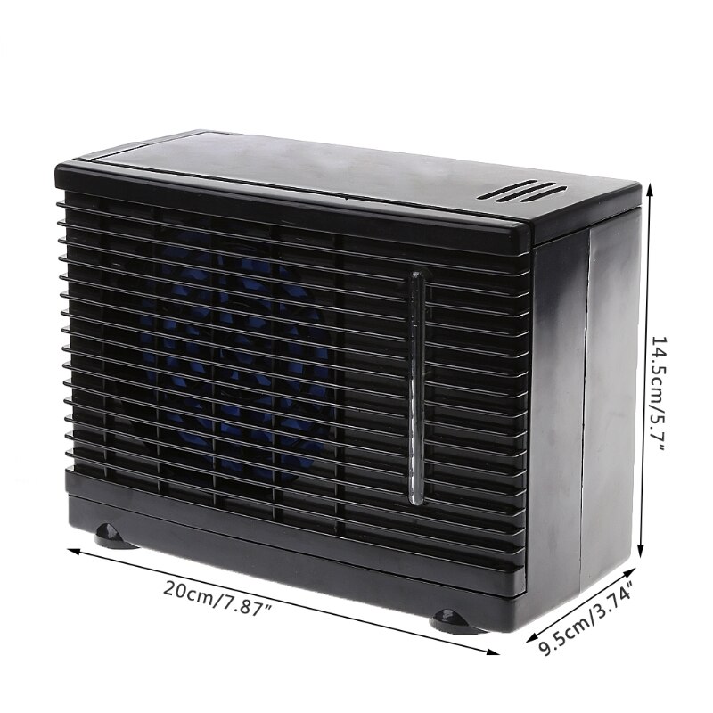 Verstelbare 12V Auto Air Conditioner Cooler Cooling Fan Water Ijs Evaporative