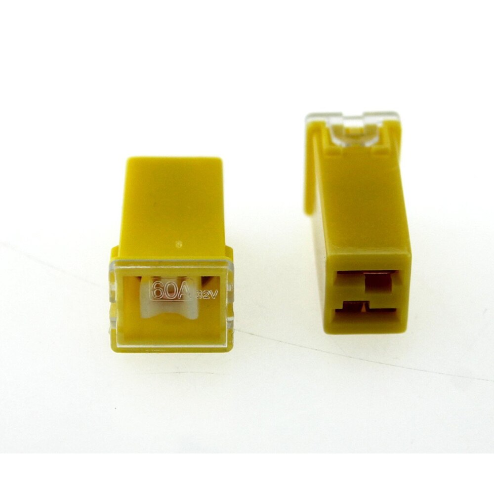 10 Pcs Auto Dc 32V 60A Pal Zekering 2 Terminal Plug In Type Cartridge Pal Fuse 60A