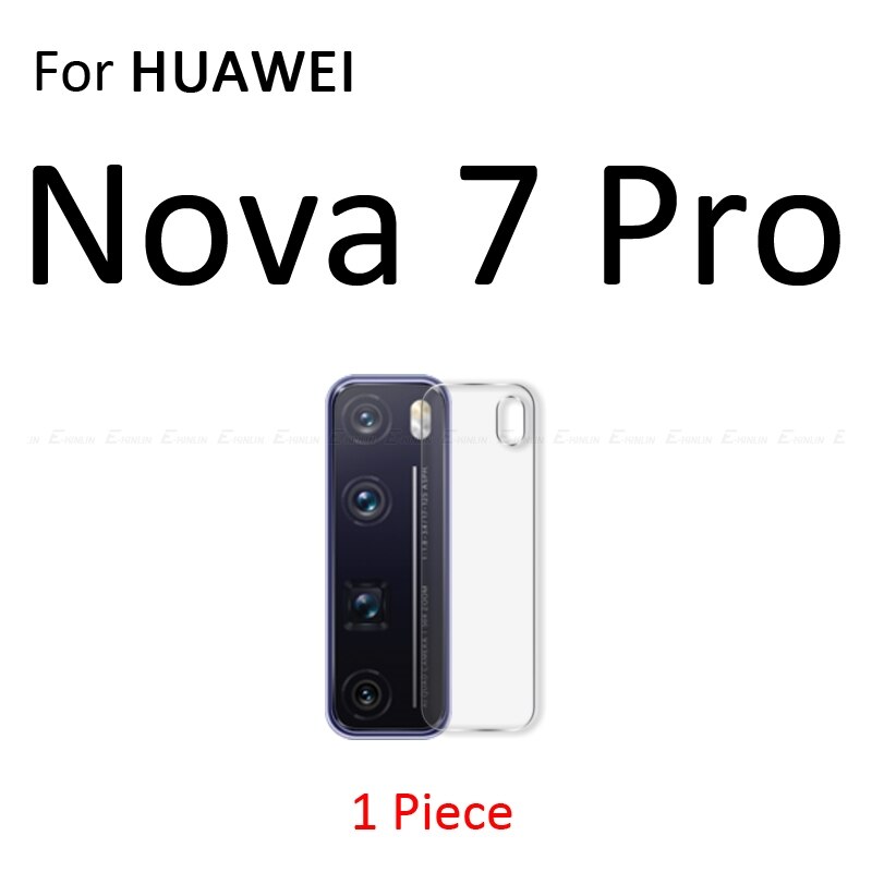 Back Camera Lens For HuaWei Nova 7 Pro SE 7i 7SE 7Pro Protective Film Rear Screen Protector Clear Tempered Glass: For Nova 7 Pro