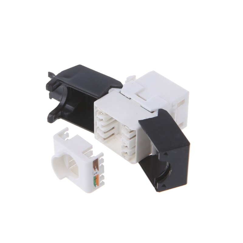 10 pces gigabit rj45 cat6 keystone jacks módulos ferramenta-cabo de conexão livre adapte dropshipping