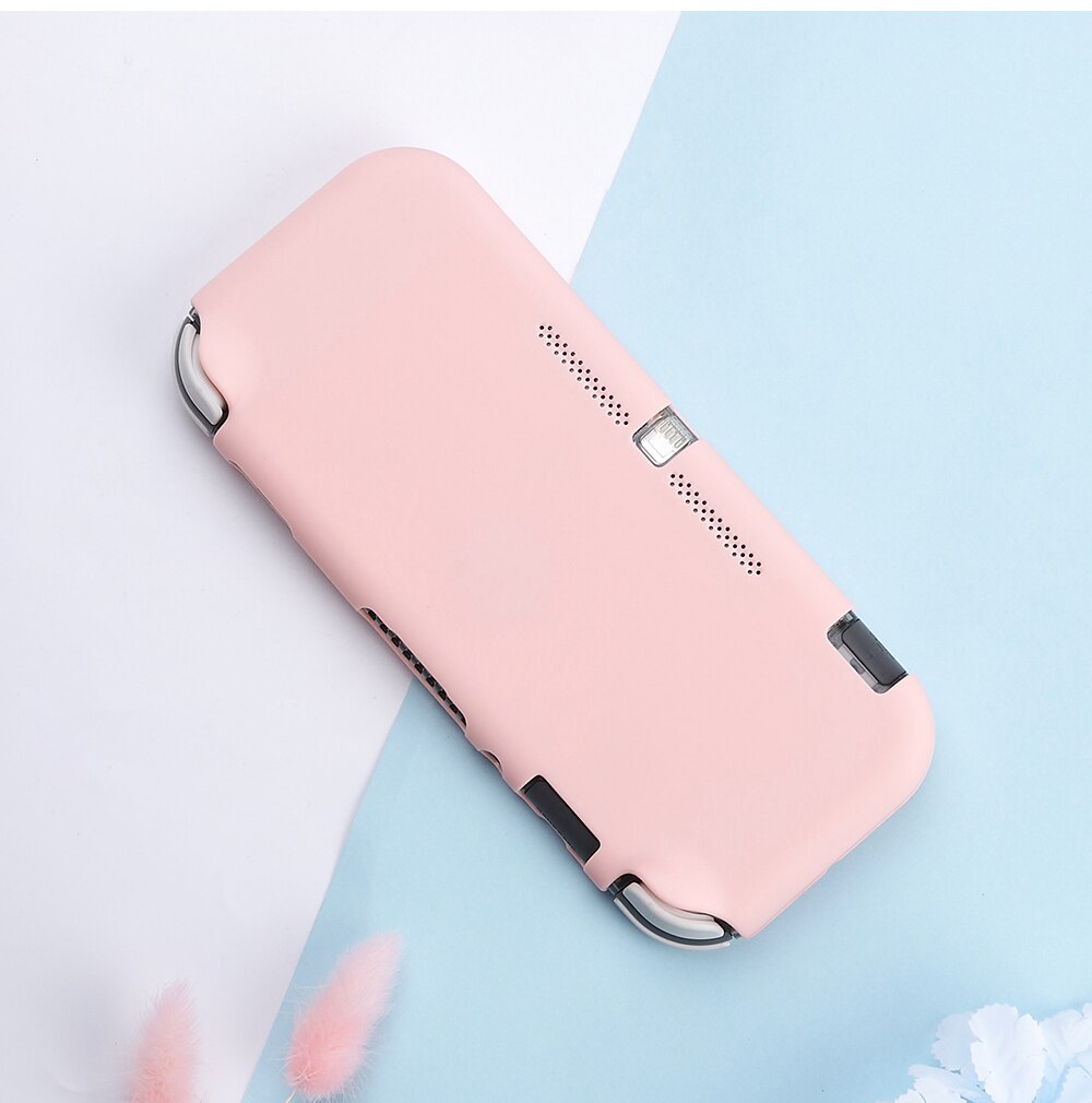 ModX Pink Blue Color Protective Case For Nintendo Switch Case Bag For Nintend Switch Lite NintendoSwitch Lite Shell Back Cover: Switch Lite Pink