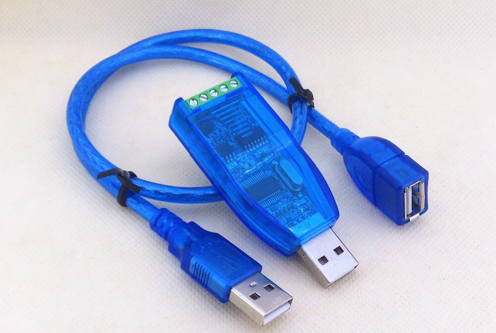 USB to RS485 converter upgrade protection Adapter with data extension cable male female port with shield