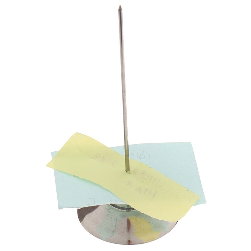 Stainless Steel Straight Rod Paper Memo Holder Bill Fork Fork for Receipt Note Spike Stick accessories tools