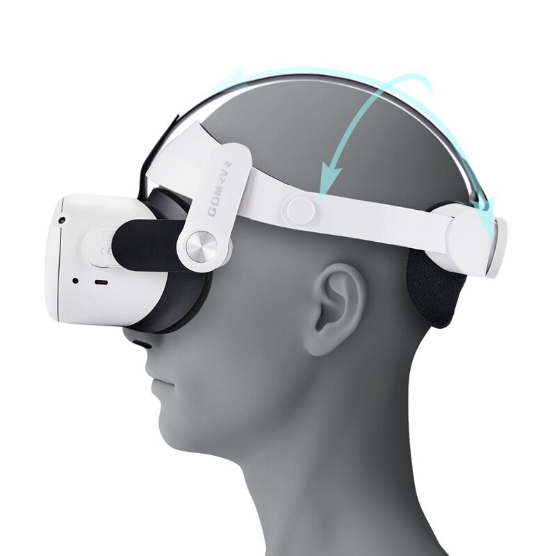 M2 Halo Strap For Oculus Quest 2 Accessories Elite Strap Alternative ,Increase Comfort And Reduce Face Pressure