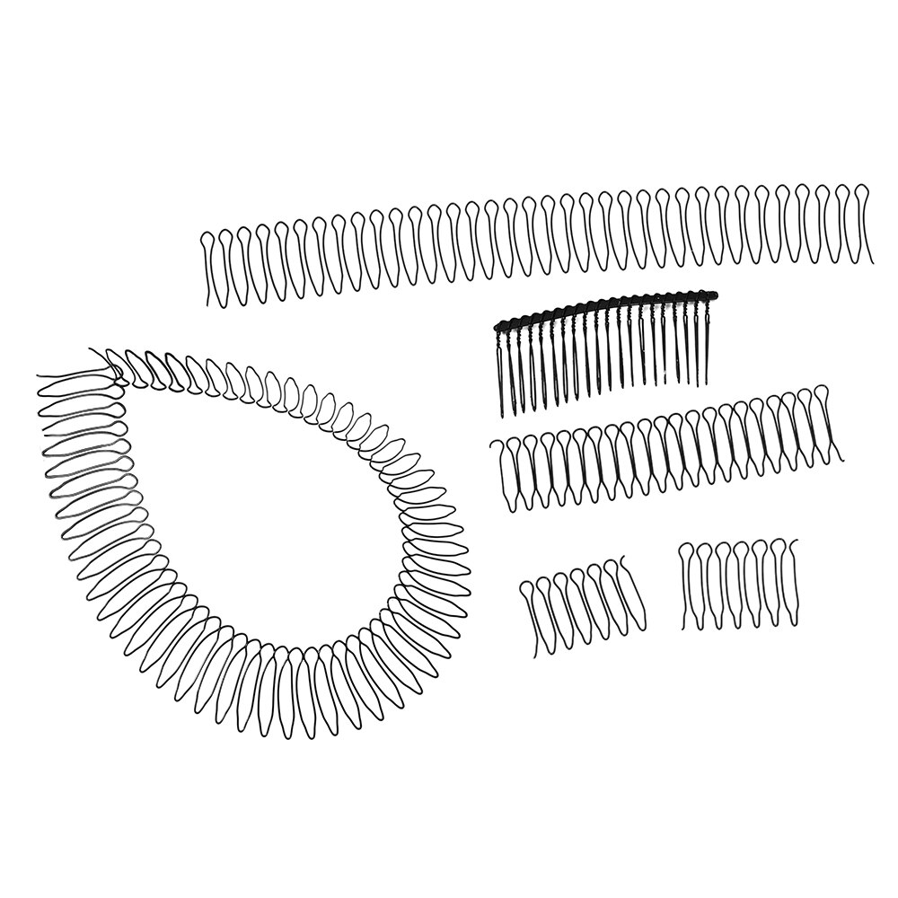 U Shape Hair Finishing Fixer Comb Extra Hold Baby Hairs Flyaways Women And Girls Invisible Bangs Comb Styling Tools Accessory