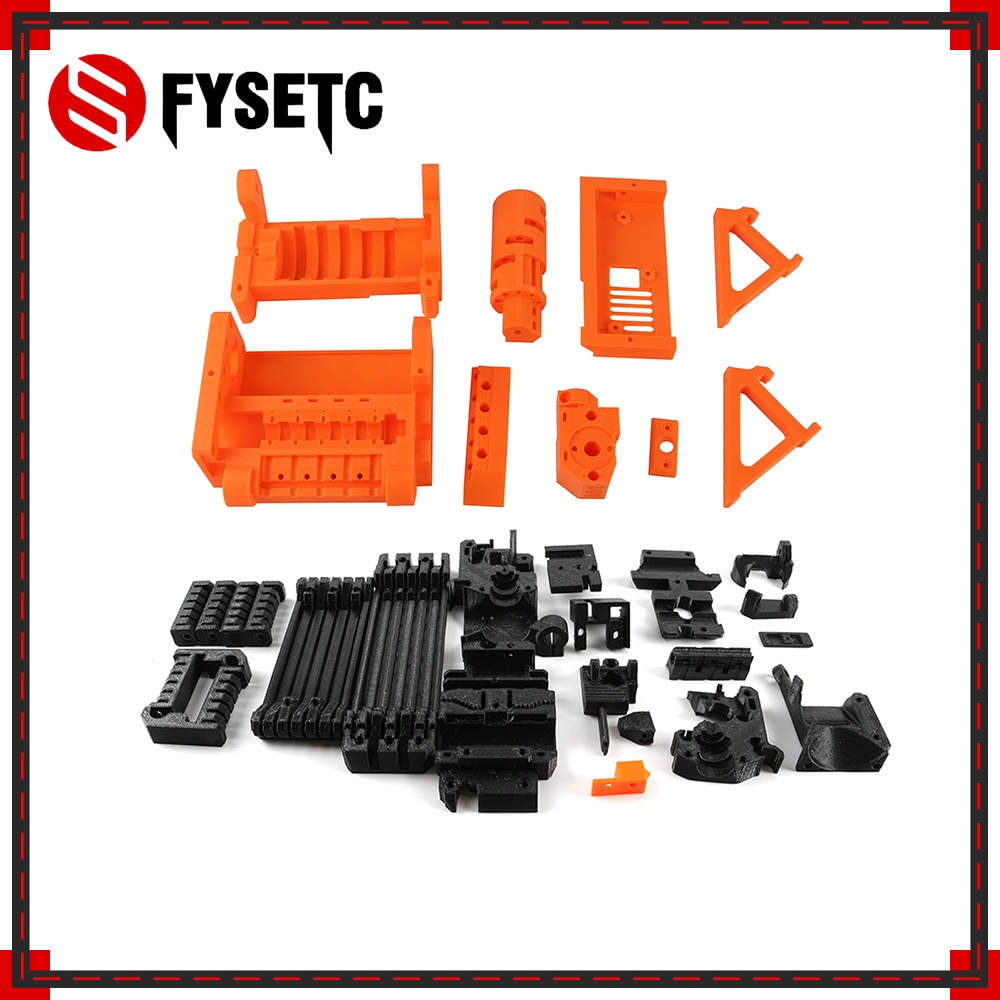 3D Printer PLA Required PLA Plastic Parts Set Printed Parts Kit For Prusa i3 MK2.5S MK3S MMU2S Multi Material 2S Upgrade Kit
