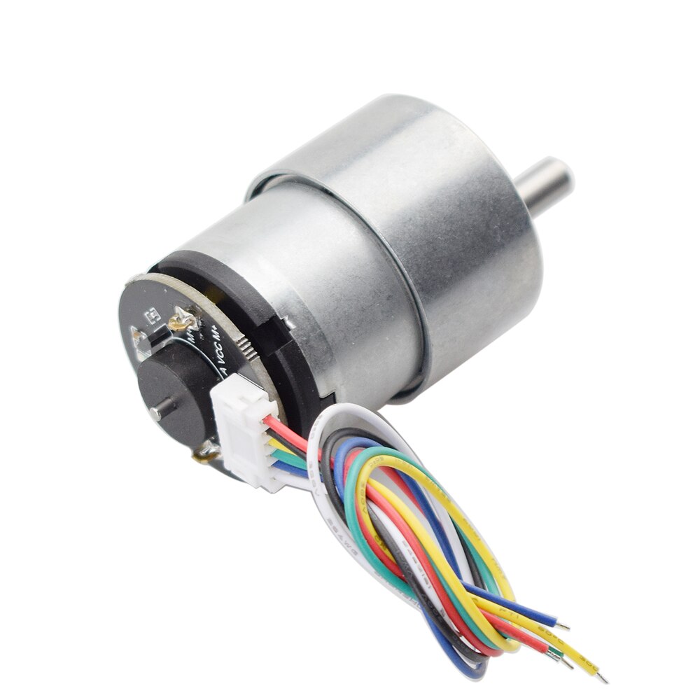 12V 330rpm High Torque DC Motor with Hall Encoder for Speed feedback Self-balancing Robot Car Chassis Mecanum Wheel Parts