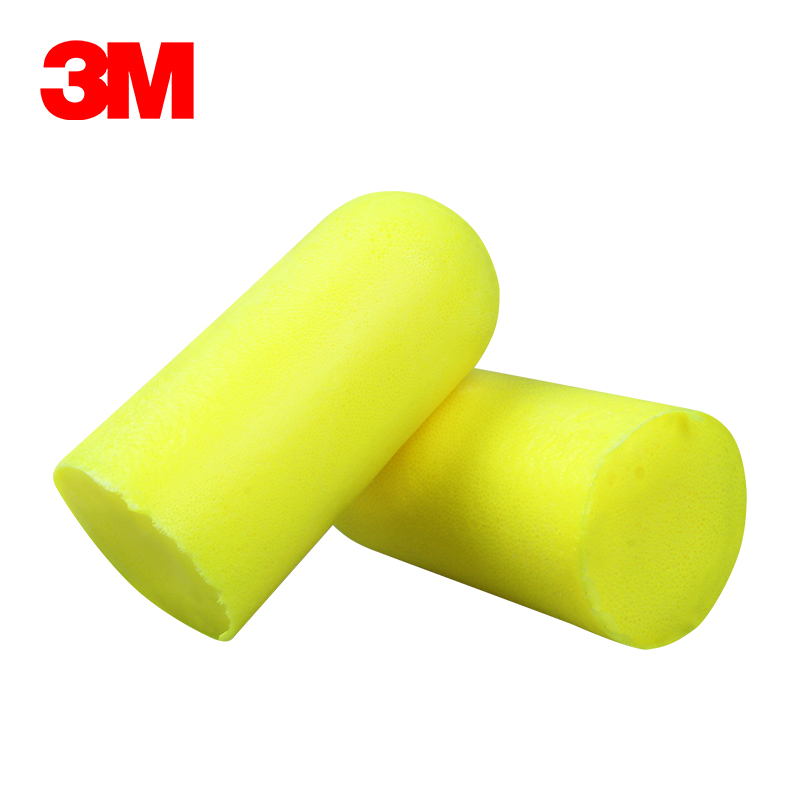 3m kule ørepropper ea-rsoft gul neon 312-1250 elastiske støyreduksjon trådløs nrr :33db/ snr :36db lt086