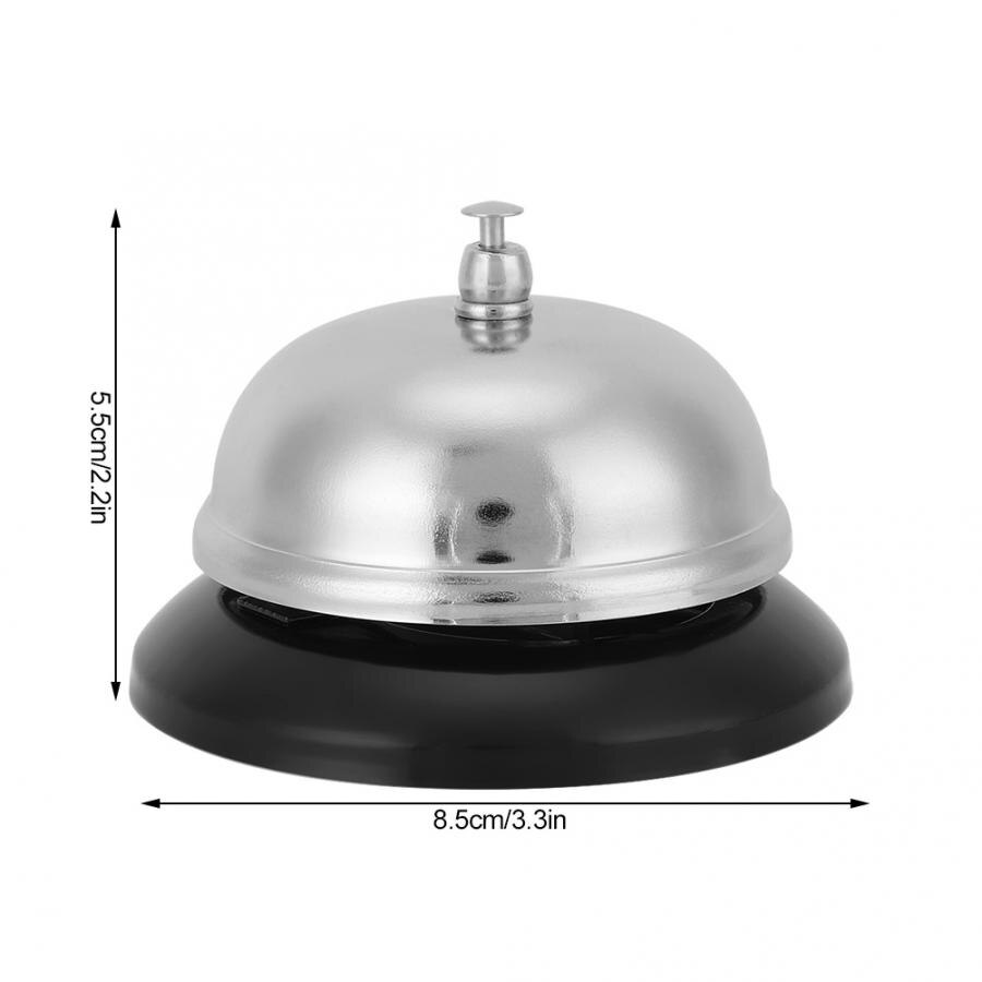 Stainless Steel Dinner Call Bell Desk Service Bell for Kitchen Coffee Shop Restaurant Bar Club Accessories