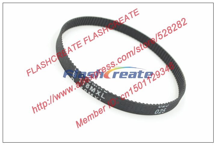 10pcs MXL timing belt 94 MXL 025 teeth 118 width 6.35mm=025" length 239.776mm=94" B118 MXL 025 rubber closed-loop belt