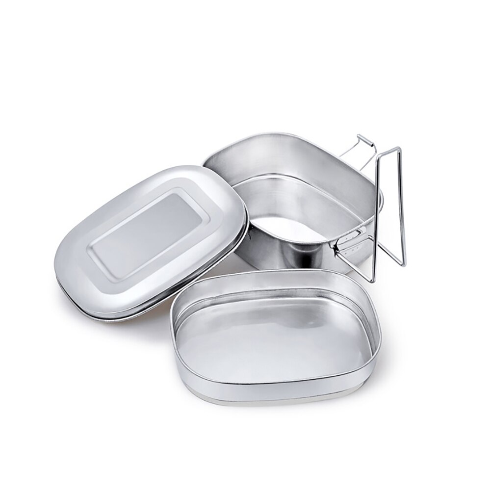 Lunch Box Medium/Large/Extra Large Stainless Steel Silicone Seal Ring Leakproof Bento Box Snacks Containers