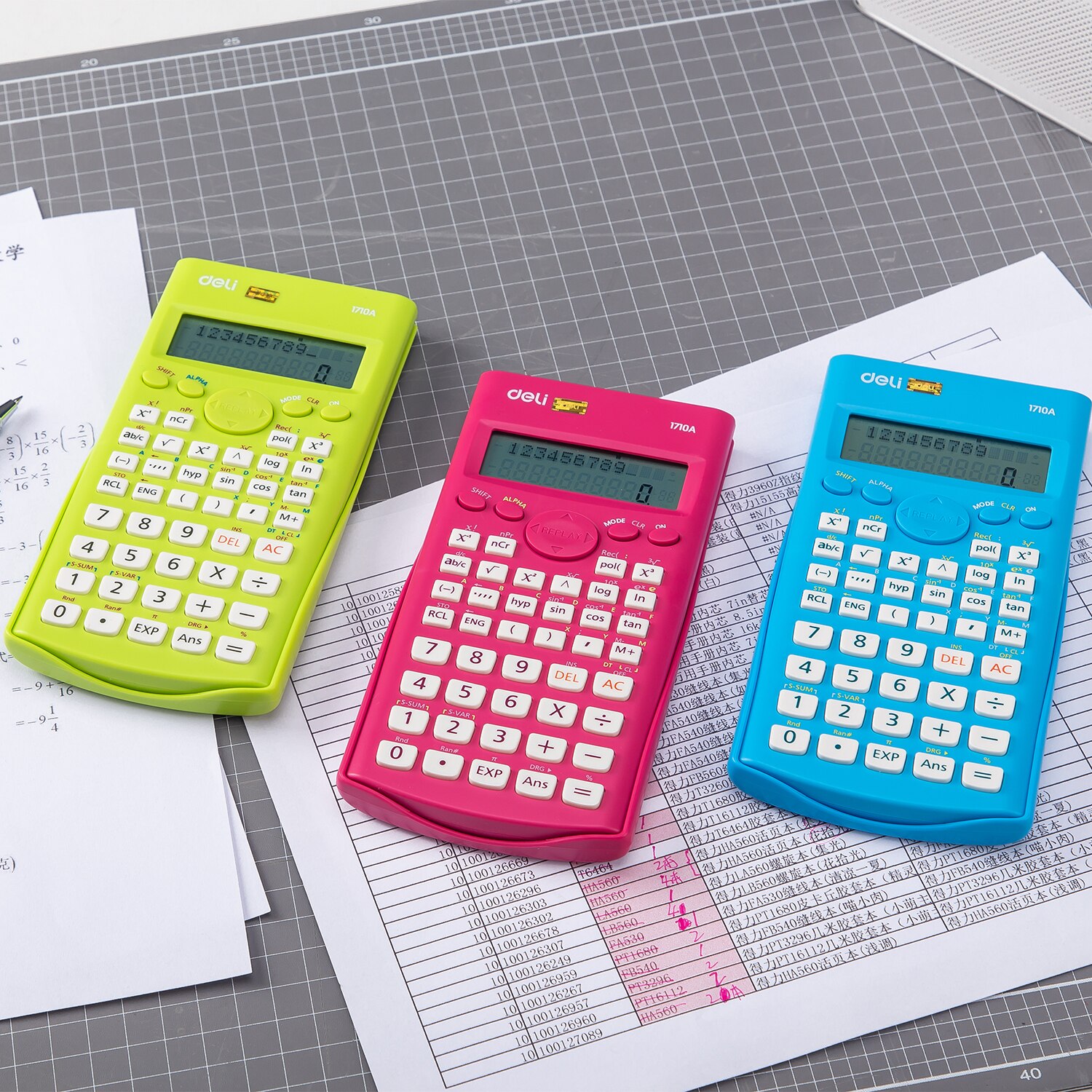 Deli Multi-functional Scientific Calculator Computing Tools for School Office Use Supplies Students Stationery