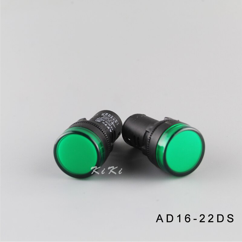 Green high brightness LED Light 220V Signal Lamp Electric Cabinet use pilot lamp 10pcs/Lot Indicator Light