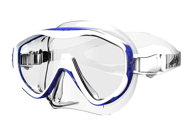 WHALE Snorkeling Diving Mask Women Men Anti-fog Diving Goggles Wide Vision Underwater Glasses Water Sports Swimming Accessory: Blue