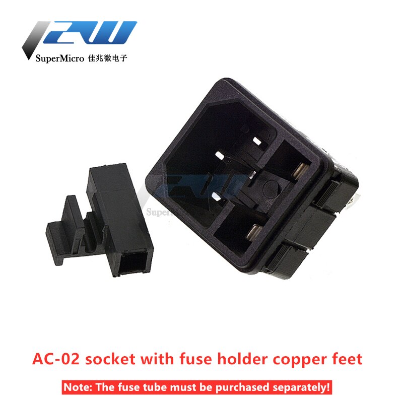 Input connector 10A 250VAC 3pin iec320 C14 power plug with red light rocker switch 10A male/female connectorAC-01/02/03/04/05/06: AC-02