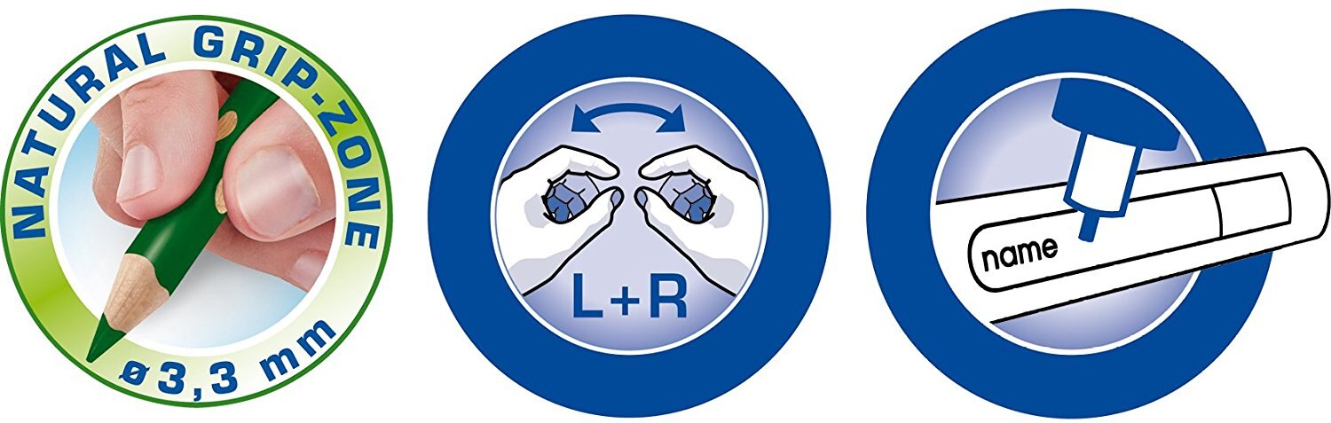 12 stuks lyra groove slim potloodset voor kinderen met pen, gebarentaal, leren, hb-stift, kawaiipotloden, schoolbenodigdheden voor kinderen, potloden