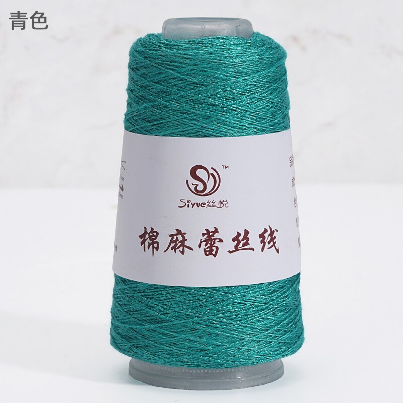 Il filato di lino mercerizzato da 50g è tessuto a mano: 27