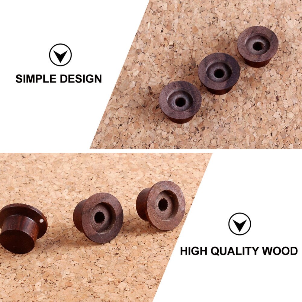 3 Pcs Knob Premium Rose Wood Control Knobs Guitar Control Knob Instrument Accessories for Guitar