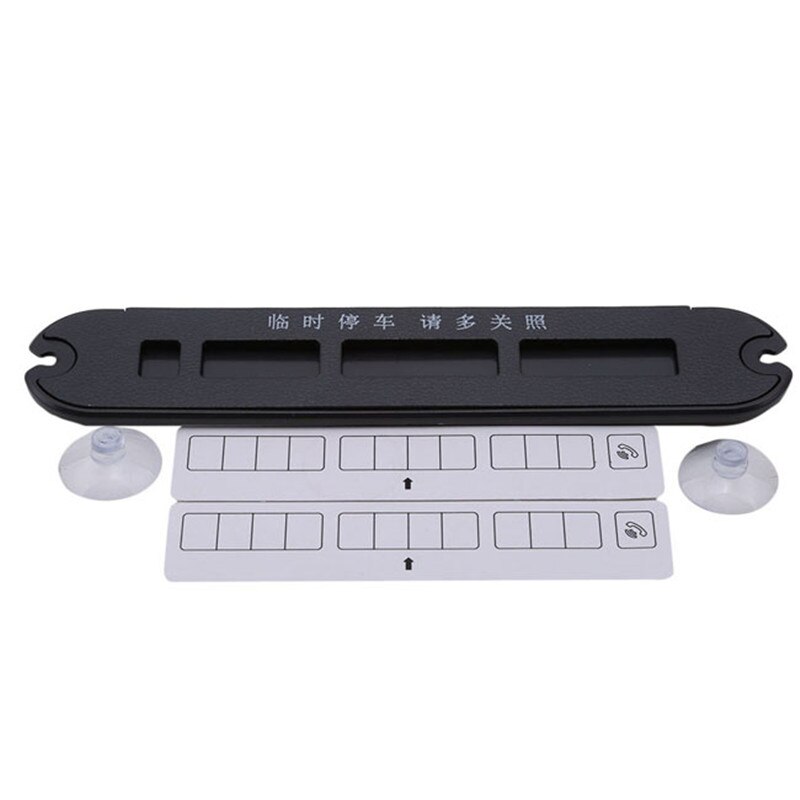 Car Temporary Handwritten Temporary Stop Sign Parking Plate Card Phone Number Plate Stop Sign
