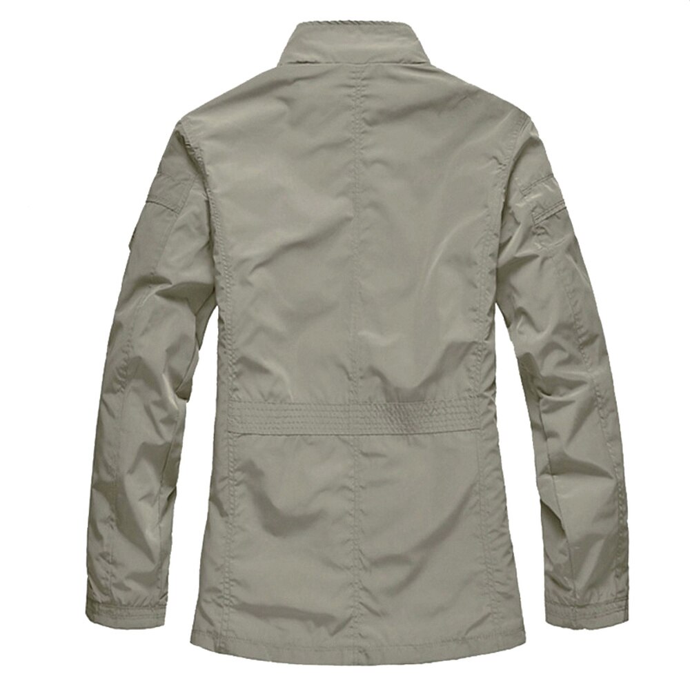 M -5xl herr lång trenchcoat för vår höst tunn vindjacka parka sommar tunn varsity khaki ytterkläder herrjacka casual baggy