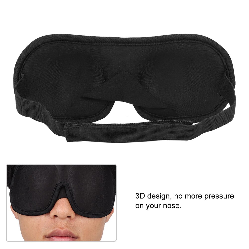 3D Sleeping Eye Mask Shade Cover Rest Sleep Eyepatch Blindfold Shield Travel Sleeping Aid Snore Blocker Stopper