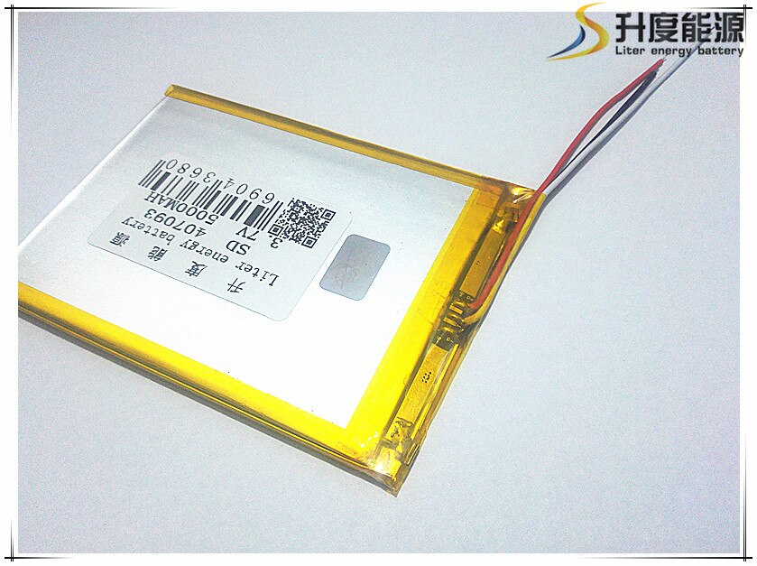 Brand batterij 407093 3.7 V 5000 mAh batterij tablet met Bescherming Boord Voor Tablet PC U25GT