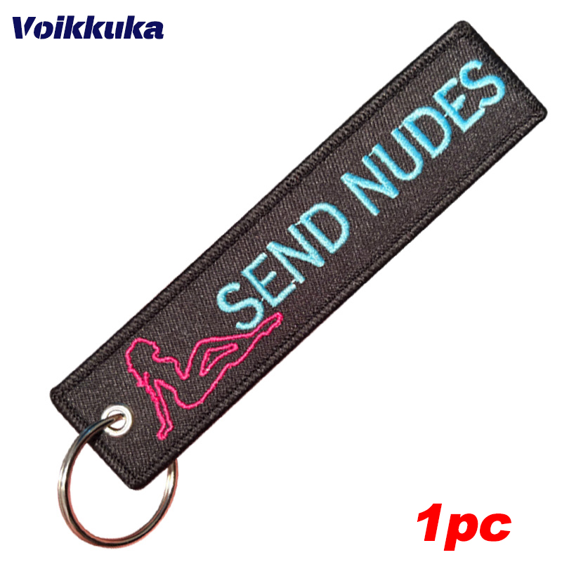 LLavero de aviación, bolsa médica Top Gun Maverick, bordado de ambos lados, etiqueta para coche, accesorios para llaveros, colgante para mochila, 1 ud.: Azul claro