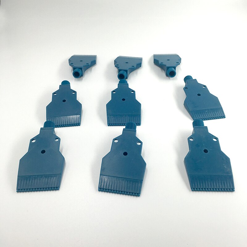 Air Blow Off Platte Jet Nozzle, 16 Blazen 3 schroefgaten Wind Jet nozzle, gecomprimeerd Blower Wind Jet air Nozzle, Industriële nozzle
