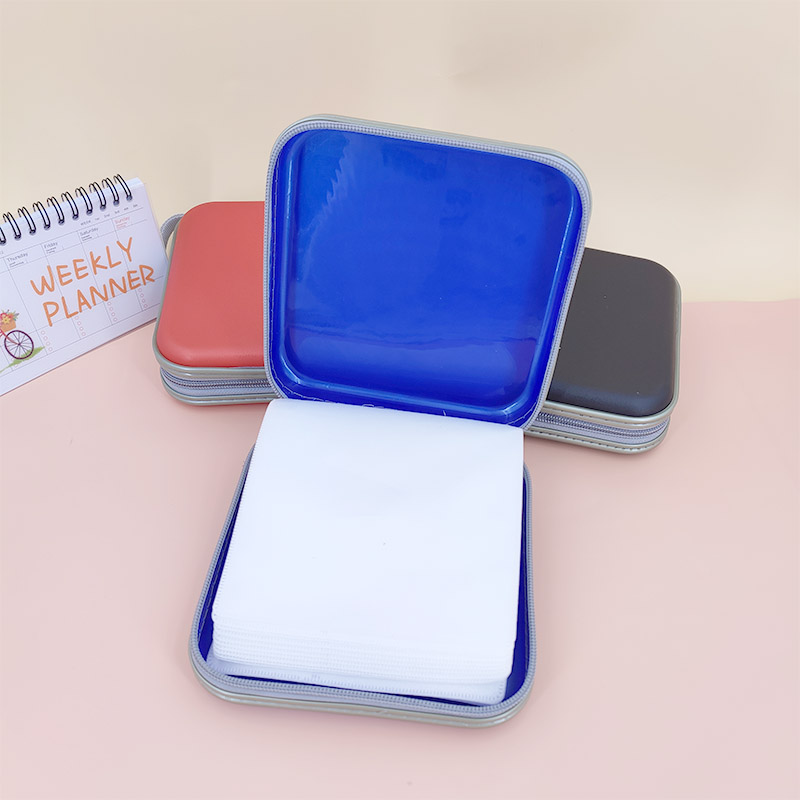 40pcs Portable Disc CD DVD Wallet Storage Organizer Case Boxes Holder CD Sleeve Hard Bag Album Box Cases with Zipper