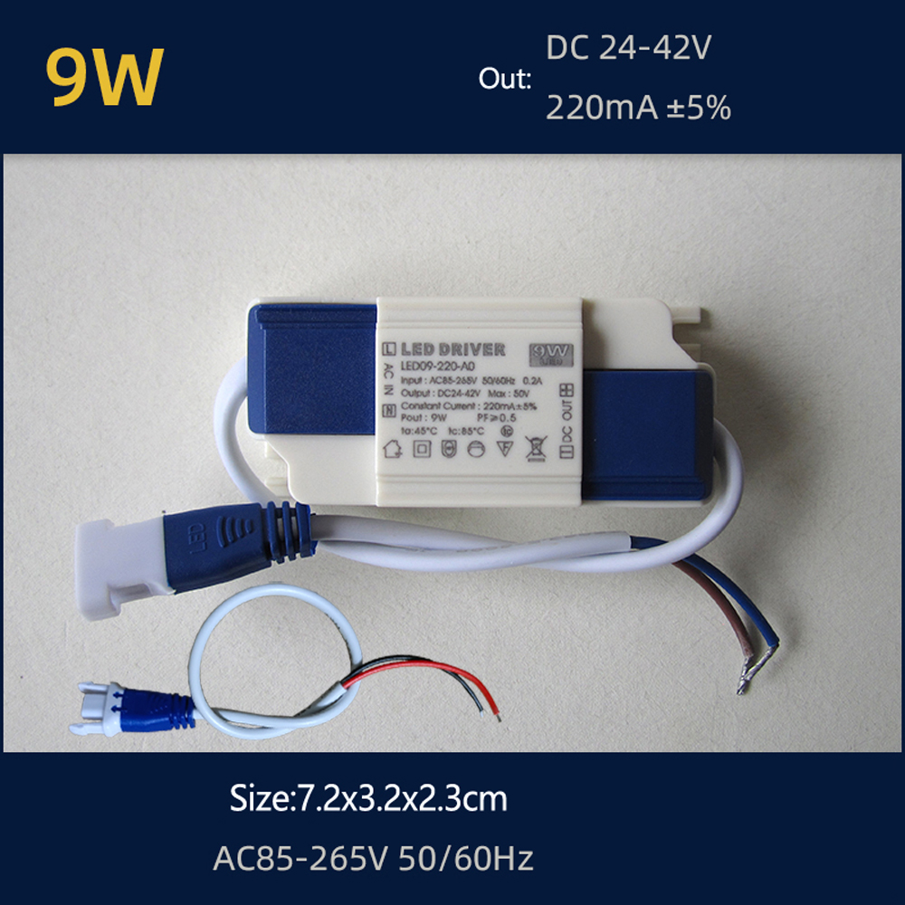 110V 220V 30W 36W 40W 50W LED Driver DC24-42V 700mA 750mA 900mA 1050mA 1200mA 1500mA Flicker Free Power Supply External Lighting: Blue