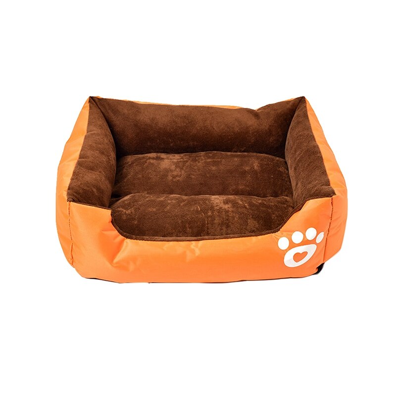 Saco de dormir rectangular para gatos pequeños, sofá para cachorro, cojín para casa, productos para mascotas, accesorios para perros: Yellow / L