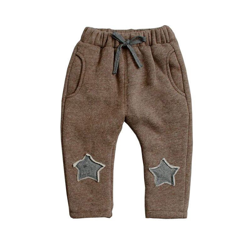 Pantaloni per bambini autunno inverno ragazzo pantaloni caldi pantaloni per bambini elastici pantaloni in velluto spesso pantaloni per bambini Leggings per bambini: Brown / 24M