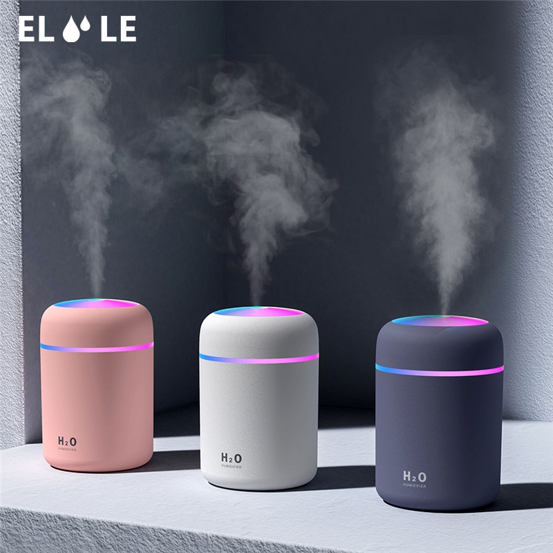 Usb mini proable ilmankostutin ultraääni aromiöljy eteerinen diffuusori sumukone värikkäällä valolla kotiautotoimistoon