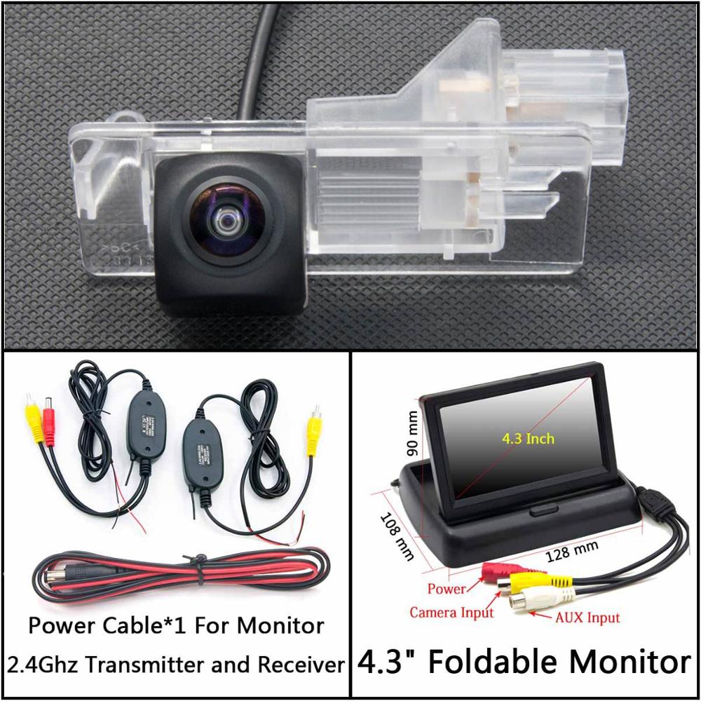 175 graden hd achteruitrijcamera voor renault scenic 2 ii renault grand scenic 2003 parkeermonitor: C draadloos 4.3 inch f