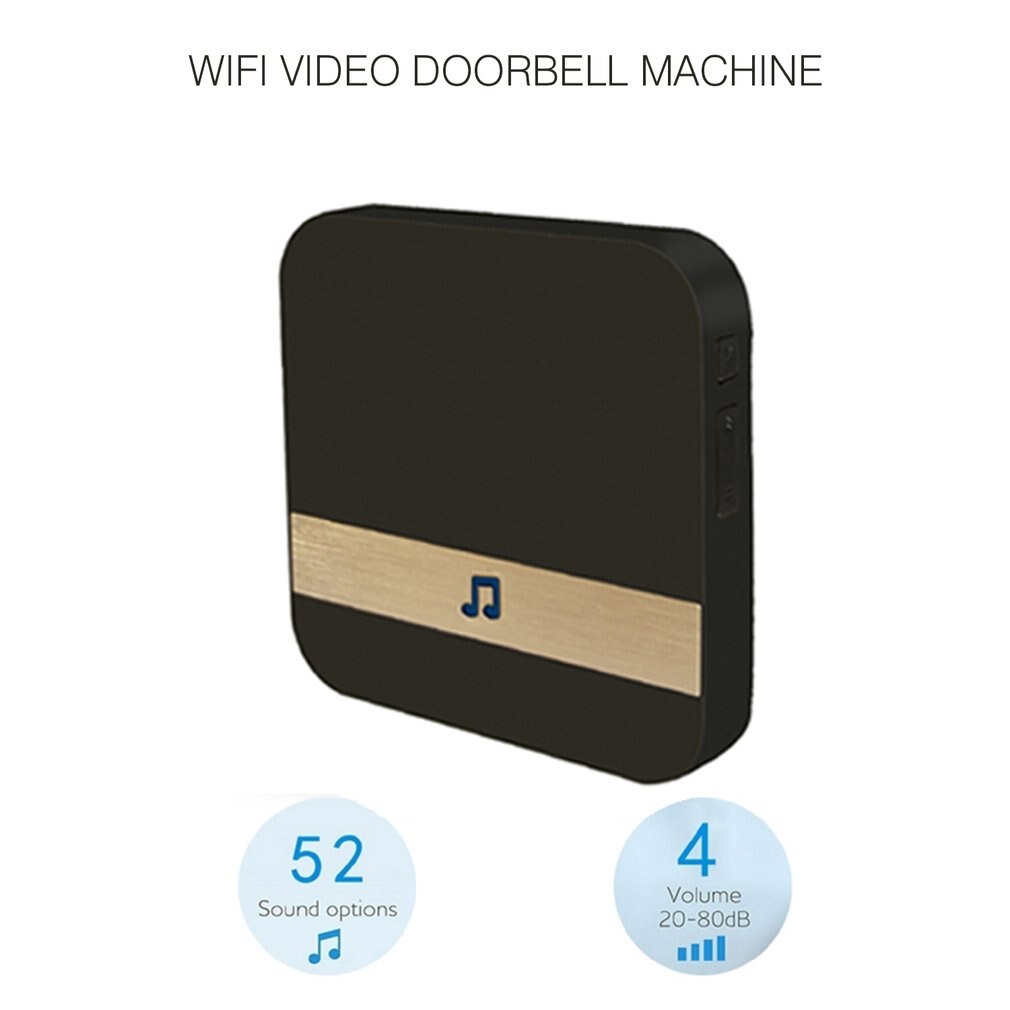 AC 90-250V Smart Indoor Doorbell Wireless WiFi Door Bell US EU UK AU Plug Tosee app and Anyhome App For V5 B30 B10