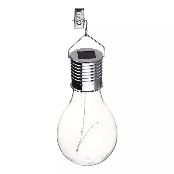 Zonne-energie Camping Opknoping lampen Outdoor Waterdichte LED Zonne-verlichting Lamp voor Tuin Yard Decoratie: WHITE