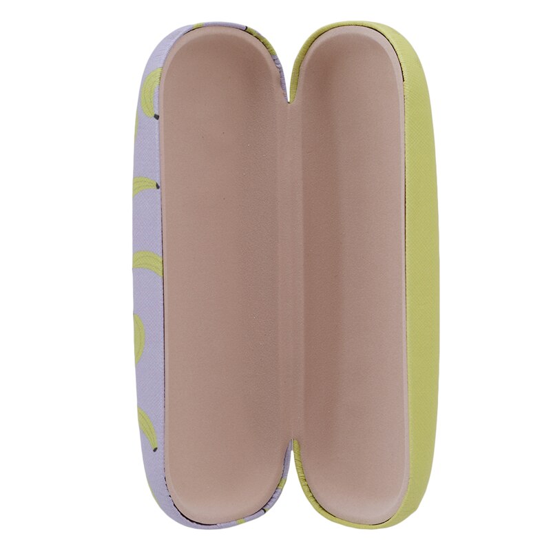 Mala Leather Two Tone Wide Snaptop echt lederen bril case