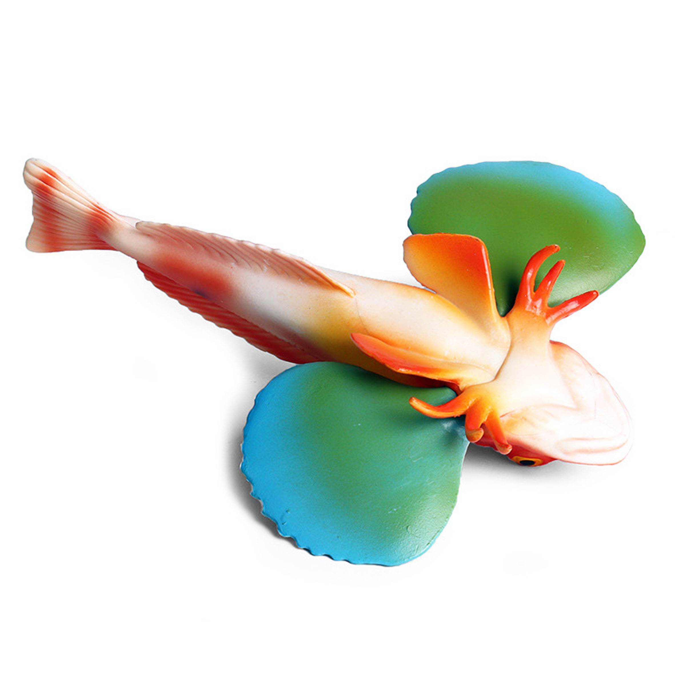 Figura de pescado bluefin gurnard de plástico, juguetes educativos de peces marinos, figura realista de animal marino, juguete de fauna , para niños