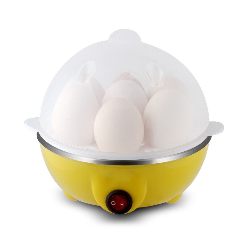 Rapid Heating Electric Egg Cooker 7 Eggs Capacity Boiler Steamer Pan Portable Kitchen Cooking Tools Utensil Cookware
