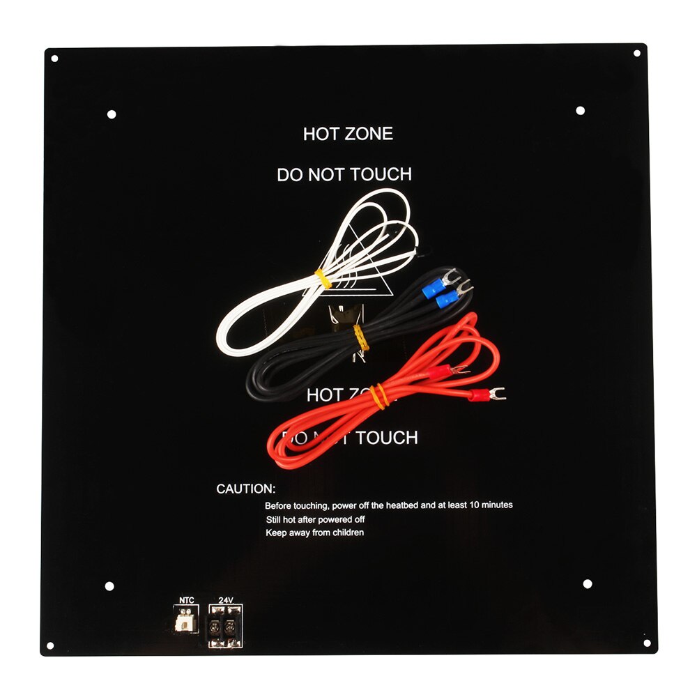 3D Printer Parts Black Aluminum Substrate Heated Bed MK3 MK2a MK2b hotbed Plate bed Platform 24V 220mm 310mm NTC100K DIY Kit