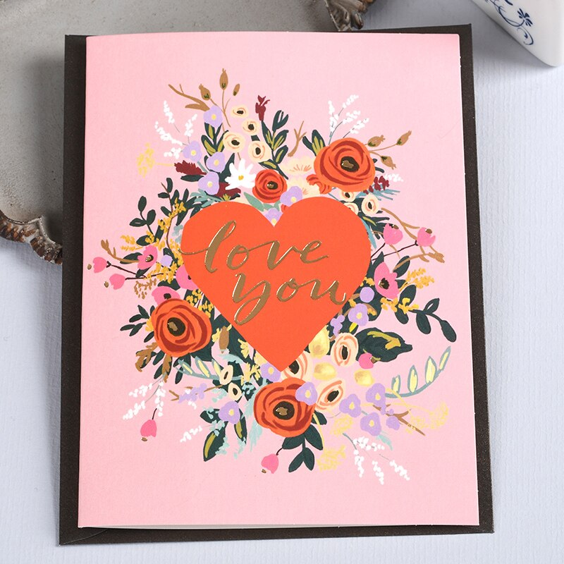 16 farbe stil Geschäft KARTEN Geburtstag karte das Erntedankfest karte papier Perle umschlag valentinstag nachricht karte aufbringen ist clea