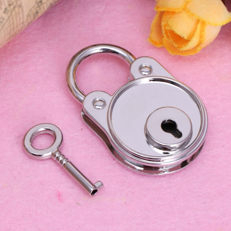 Beer Vintage Oude Antieke Stijl Mini Archaize Hangsloten Sleutel Slot Met Sleutel