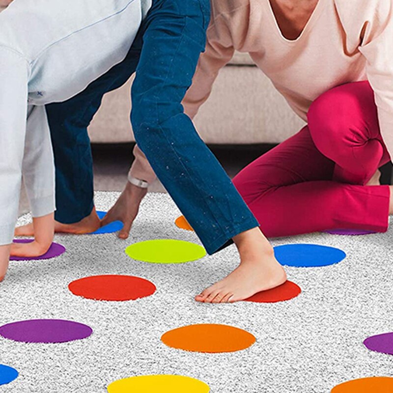 Social Distancing Floor Decals Carpet Markers Sit Spots for Classroom Carpet Spots 36 Pack Large 5.5 Inch for Preschool