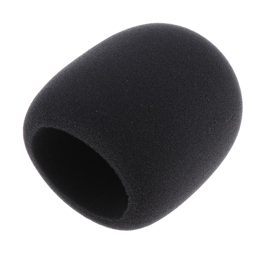 Funda de espuma para micrófono grande, protector para micrófono, parabrisas para grabación de 4cm