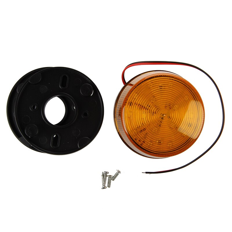 12v beveiligingsalarm stroboscoop signaal veiligheidswaarschuwing blauw/rood knipperend led-licht oranje