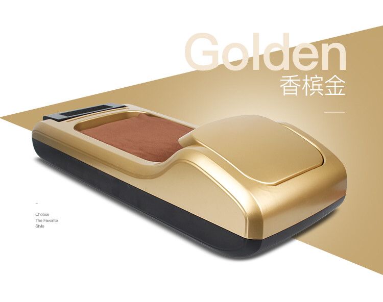 600/1200 Pairs Automatic Shoe Cover Machine Membrane Dispenser Waterproof Shoes Cover Household Hotel Office Time & Labor Saving: Gold / 2 roll film