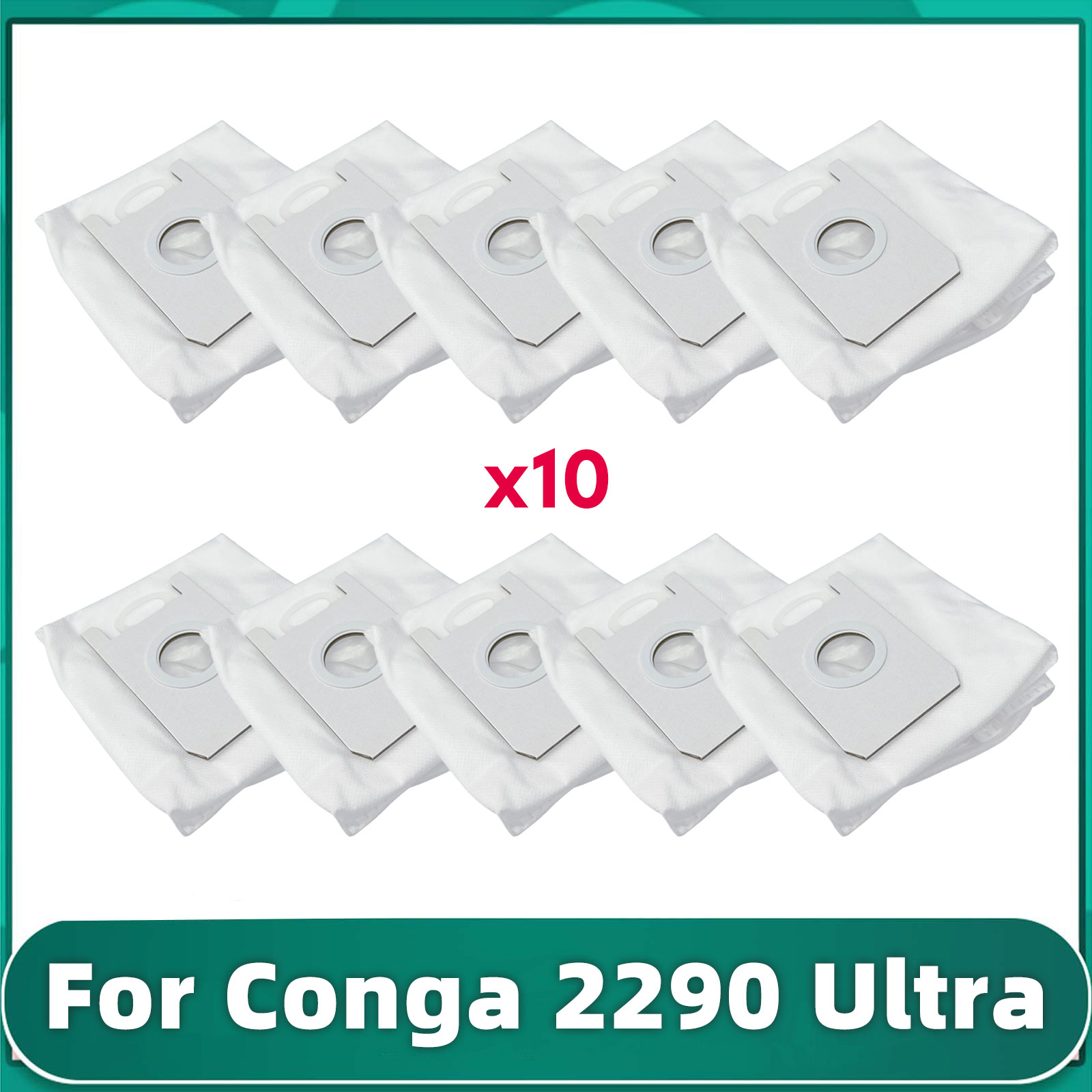 Compatible For Conga 2290 Ultra Series(05661) Replacement Main Side Brush Cover Hepa Filter Mop Cloths Wipe Accessories