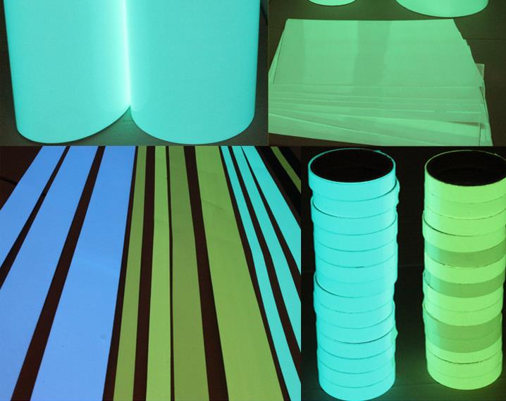 3cm * 1M lśniąca taśma samoprzylepna świecąca noc/ciemna scena bezpieczeństwa uderzająca ostrzegawcza taśma bezpieczeństwa