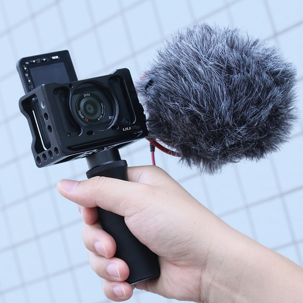 Camera Kooi Vlog Koude Schoen Beugel Meerdere 1/4 "Schroefdraad Gaten Voor Sony RX0 Ii Voor Microfoon Mini Led Licht vlogging Accessoires