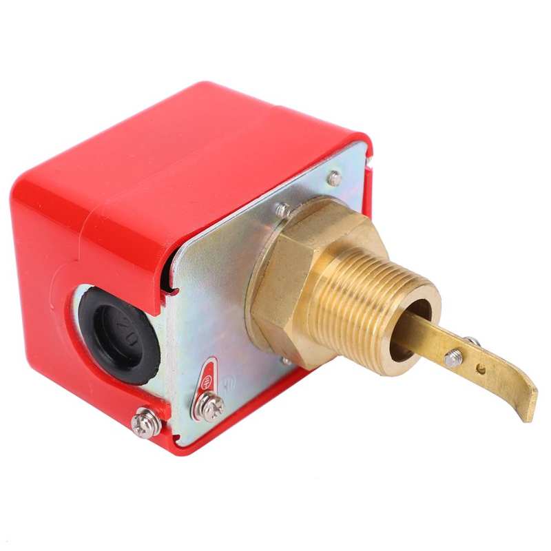 Water Flow Switch HFS-20 Water Flow Switch Target Type G3/4in Interface Brass High Sensitivity Water Flow Switch
